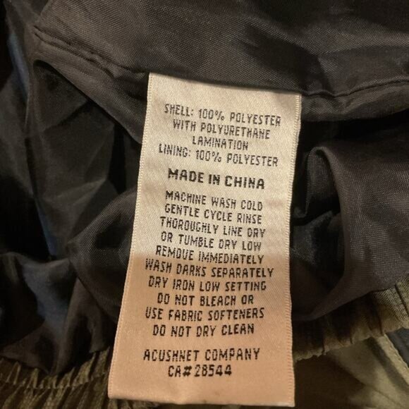 Footjoy FJ DryJoys Tour Collection Mens Pullover Jacket Size L Green/Black - Picture 4 of 9